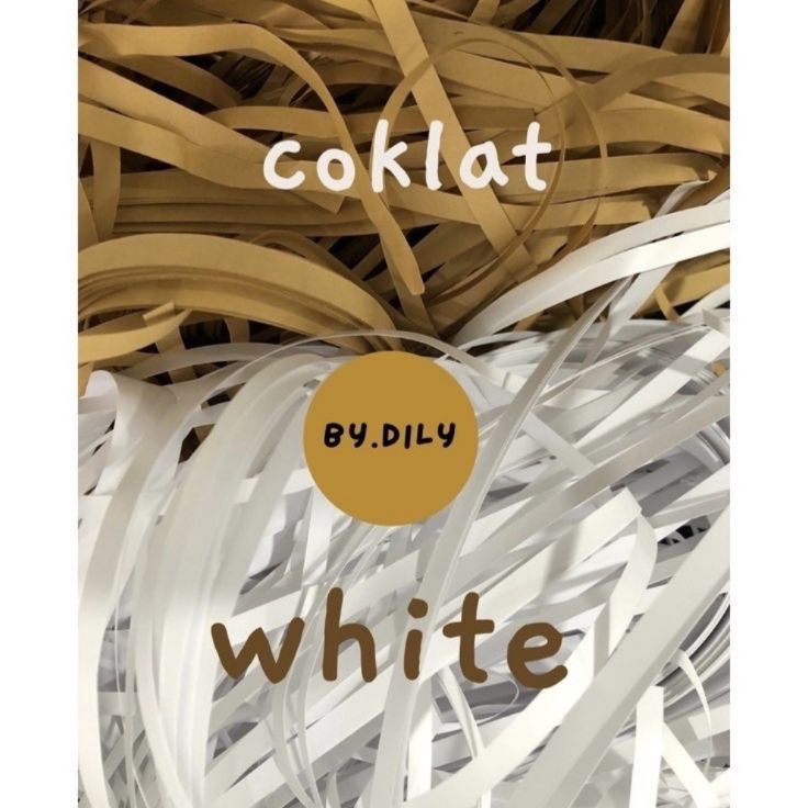 

First Arrival TERMURAH Kertas Cacah 1KG Kertas Potong Kertas Samson Kertas Serut Shredded paper