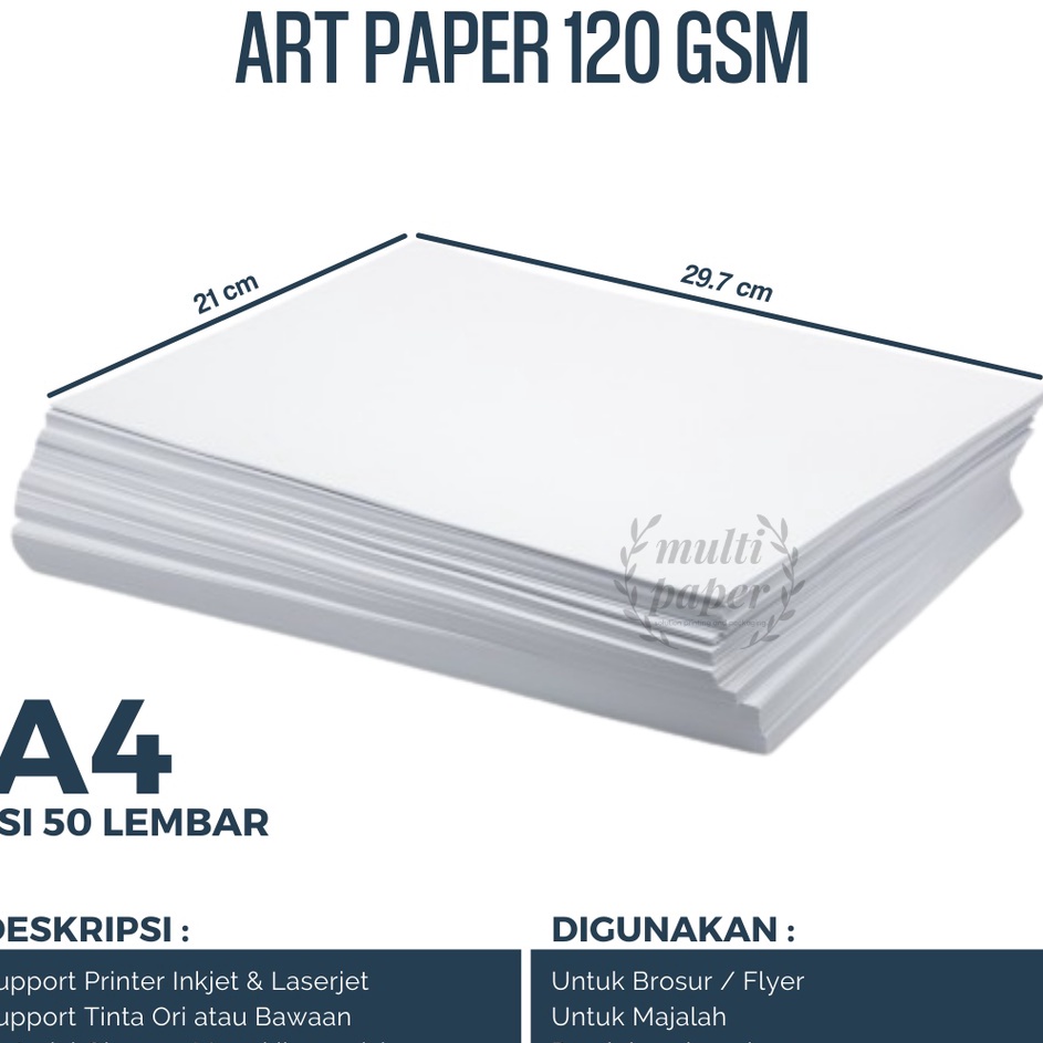 

Serbu Promo Kertas Art Paper A4 12 gsm isi 5 lembar Kertas Art Paper 12 gsm A4