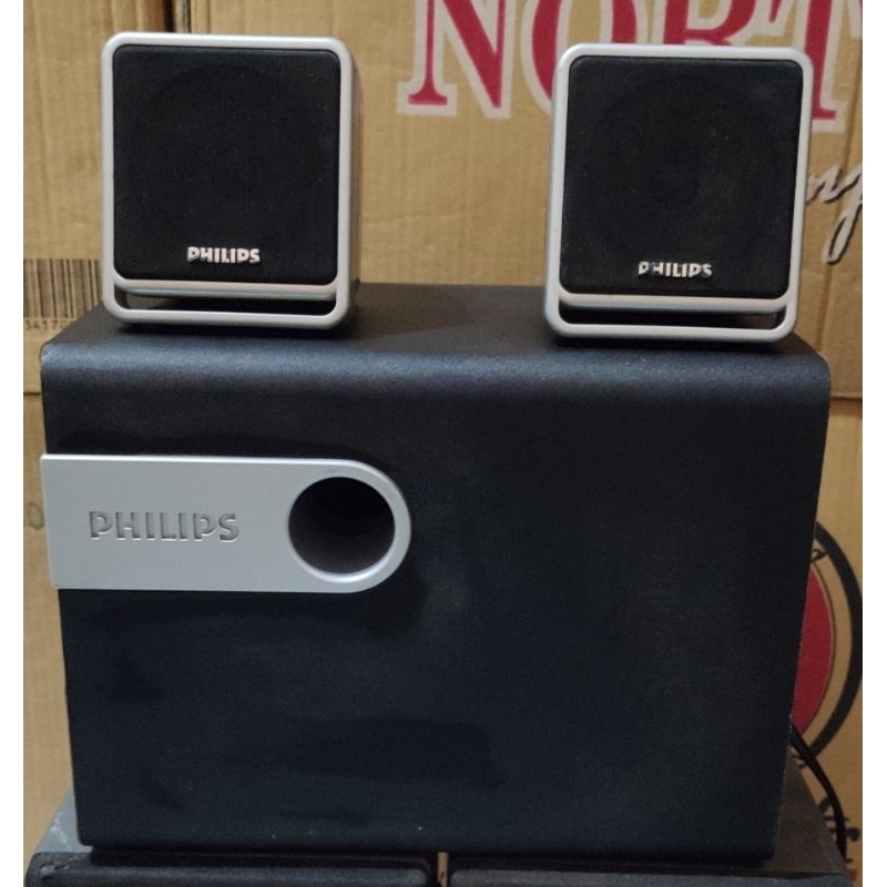 Speaker aktif Philips bekas