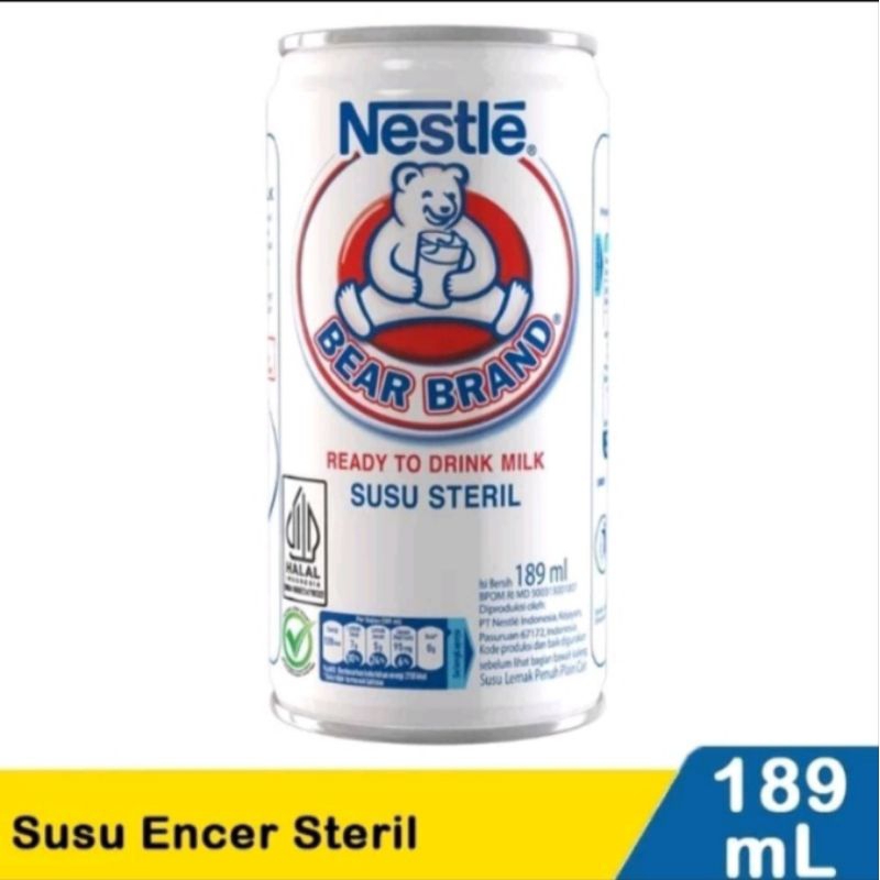 

BEAR BRAND SUSU KALENG SUSU BERUANG 189 ML