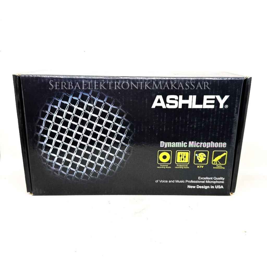 Mic Ashley A02C Champagne Microphone Kabel Ashley A 02C