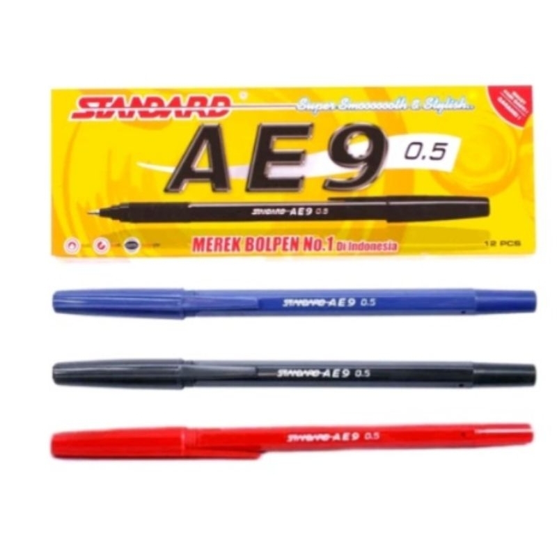 

BOLPOIN STANDAR AE9 0.5 1PACK ISI 12PCS