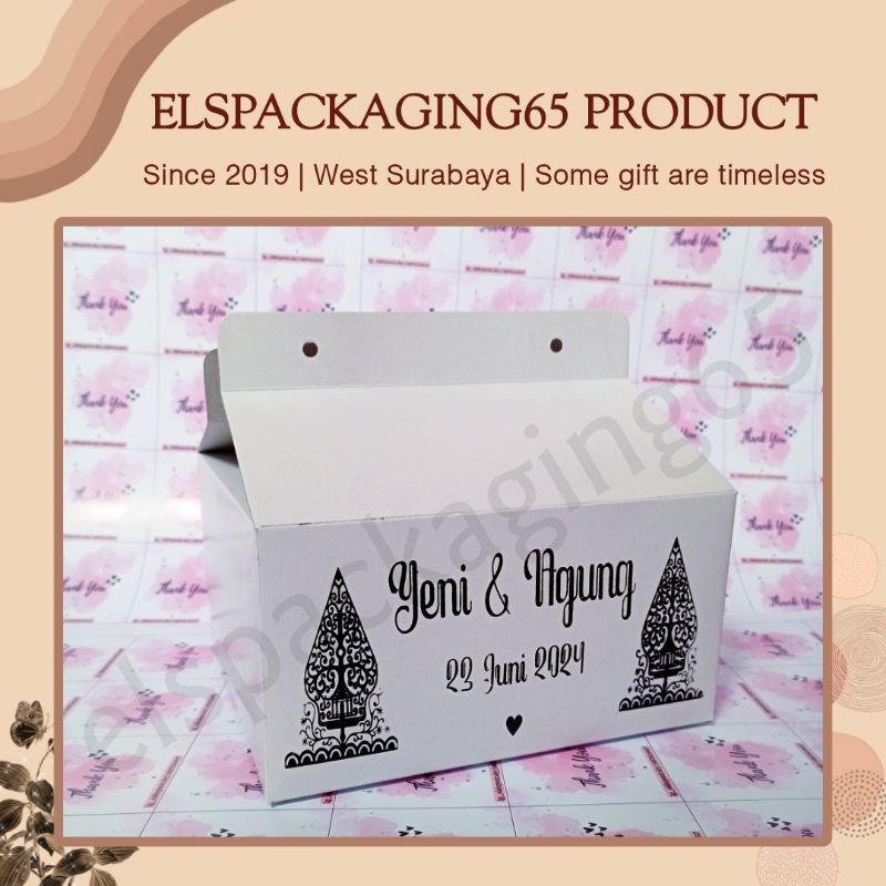 PAPERBOX Souvenir Mangkok - HANYA BOX SAJA