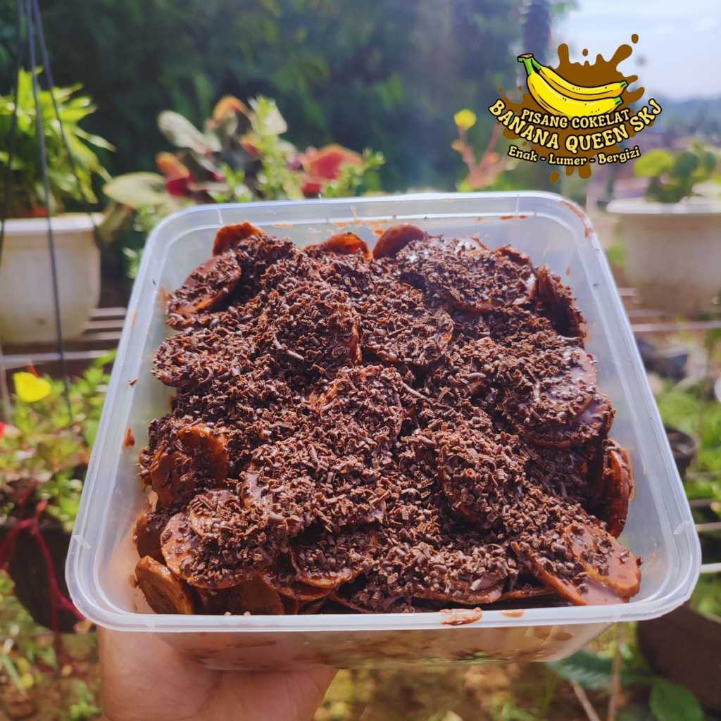 

BANANAQUEENSKJ-keripik pisang coklat lumer 500gr