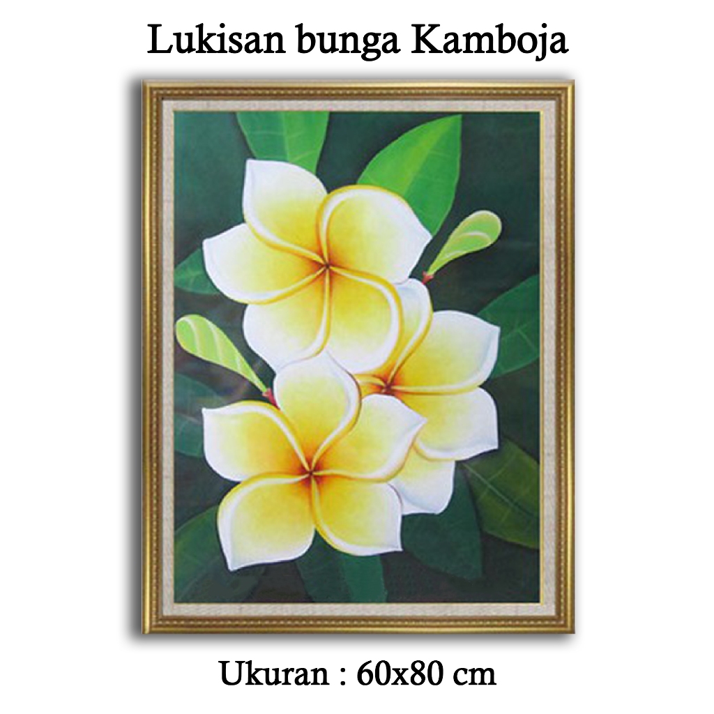 Lukisan bunga Kamboja