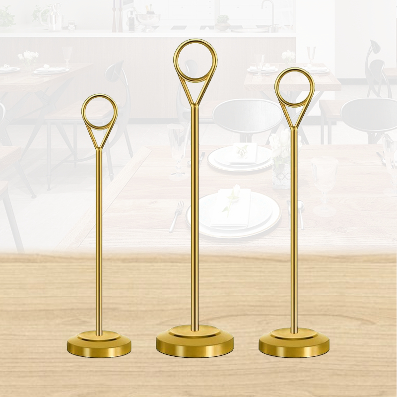 25cm Table Number Menu Stand Tiang Nomor Meja Atau Card Holder Table Number Holder Stand