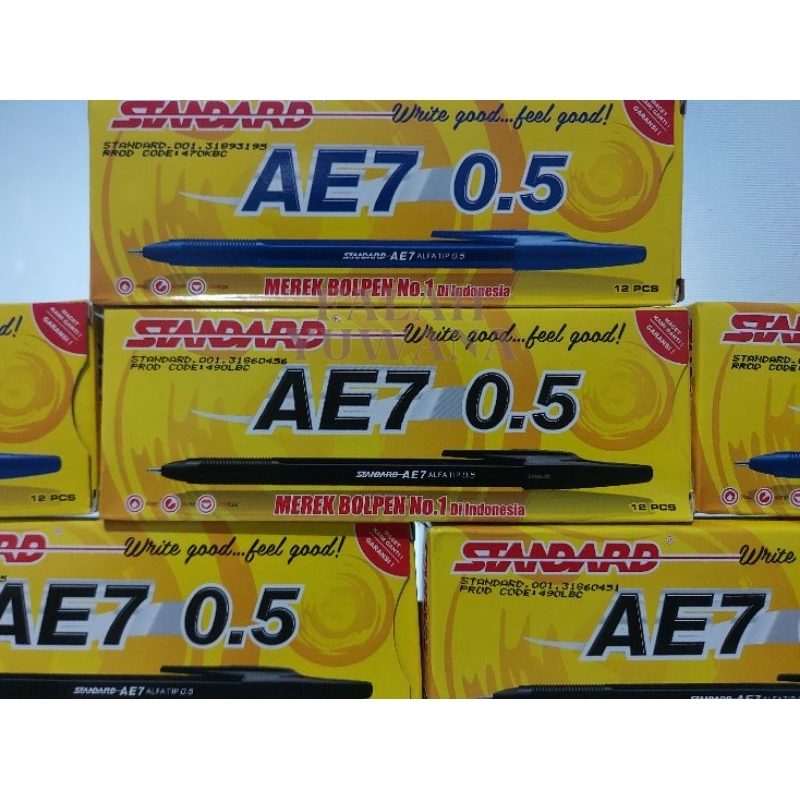 

Bolpen/Pulpen STANDARD AE7 0.5 (12pcs/Box)