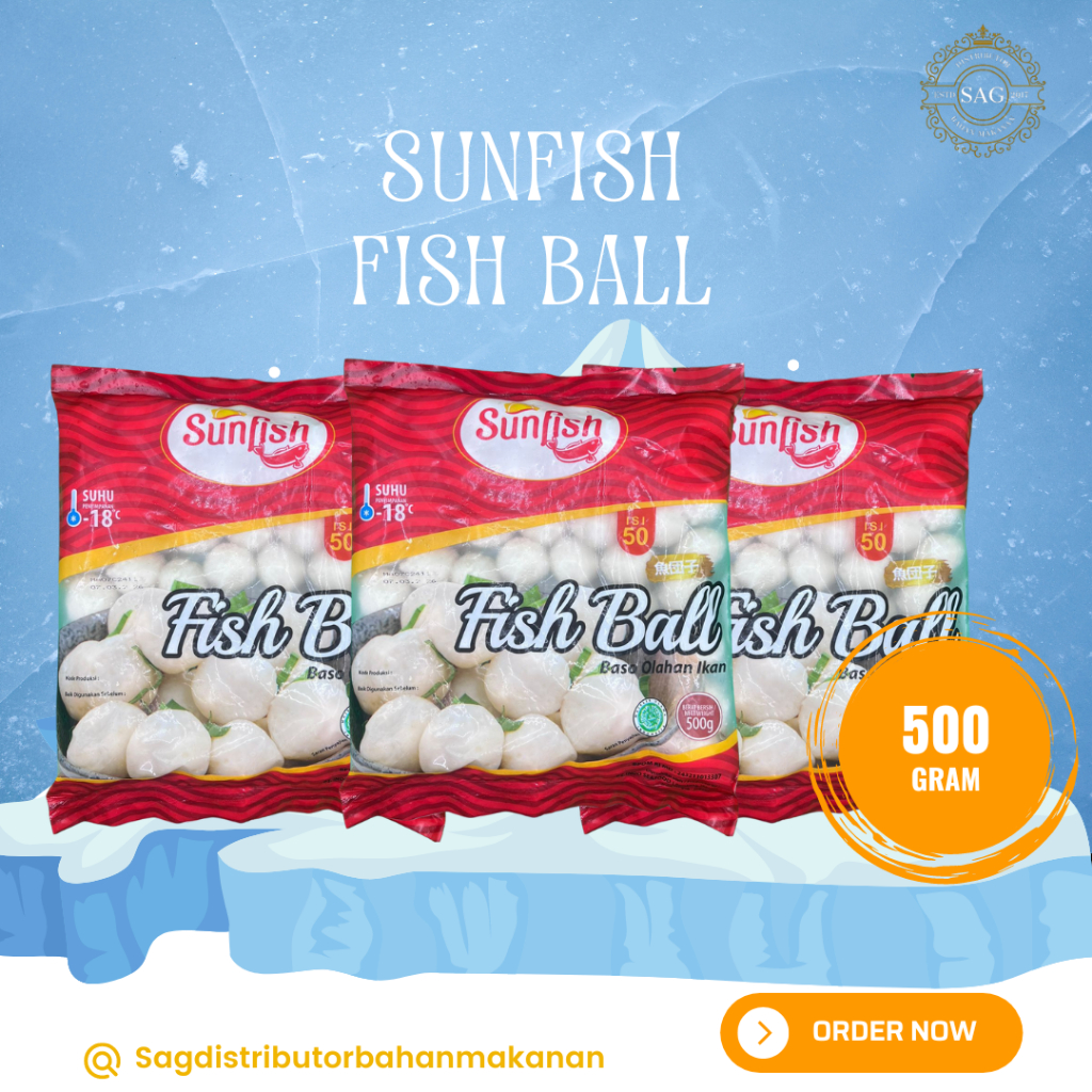 

Sunfish Baso Ikan - Fish Ball - 500gram