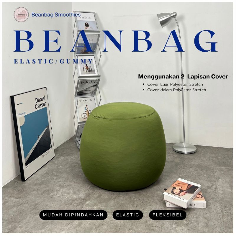 BmRh Bean Bag Gummy / BeanBag Squishy Size Large Plus ISI Bahan Lembut