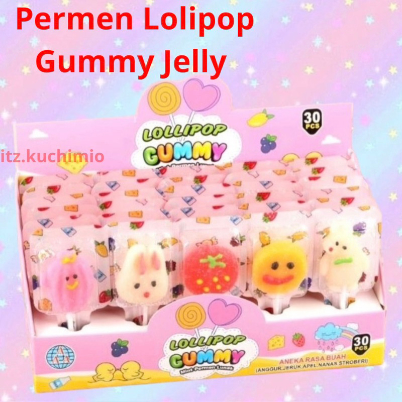 

READY STOCK!! Permen Lolipop Gummy Jelly Hewan Mainan Anak Murah (isi 30 pcs)