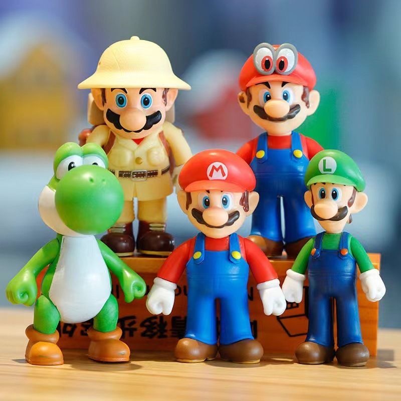 Topper Super Mario Bros Topper Mario Figure Mario Figure Luigi Figure Yoshi New