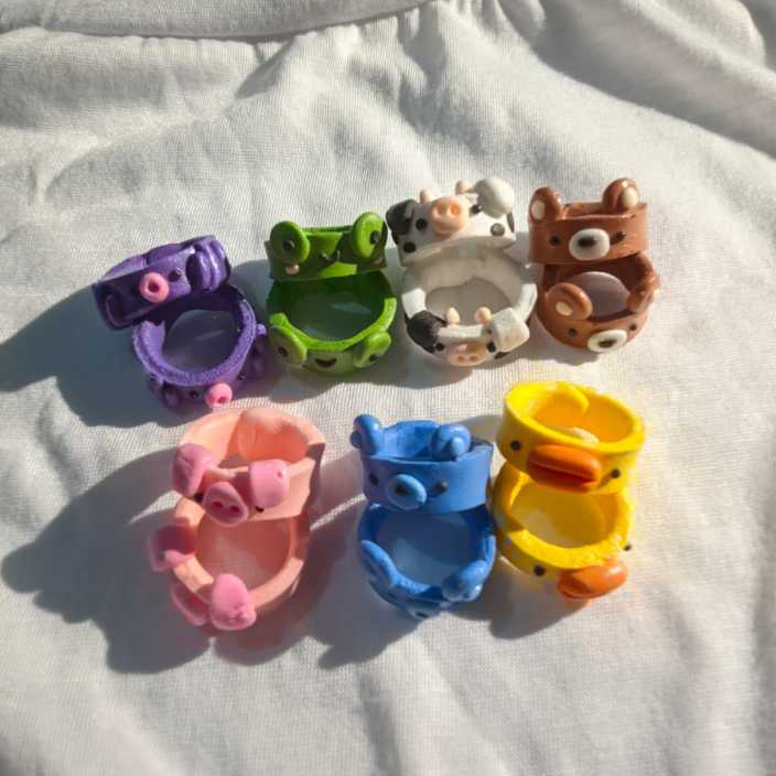 clay ring polymer/cincin clay