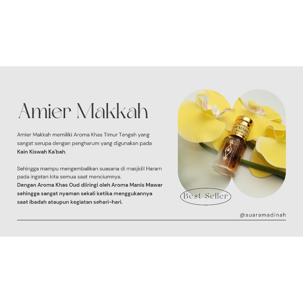 Parfum Premium Amier Makkah by SuaraMadinah