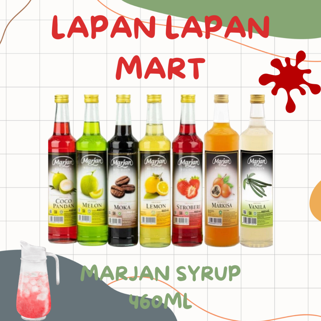 

Marjan Syrup 460ml All Varian (WAJIB TAMBAH BUBBLEWRAP)