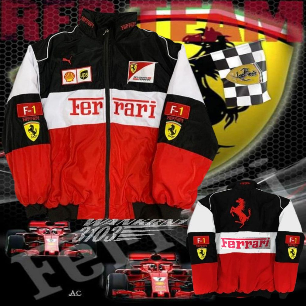 Jaket  Ferrari Nascar Vintage F1 Racing