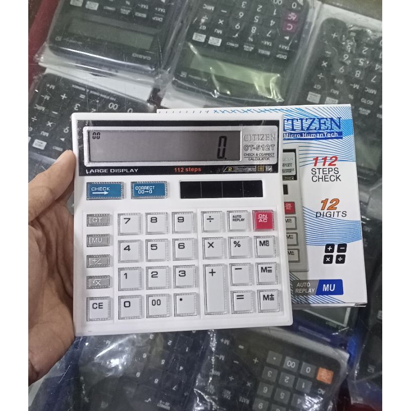

kalkolator ct 512T putih 12 digit