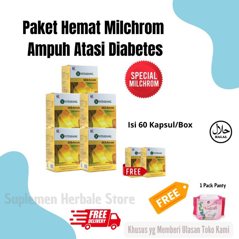vitayang milchrom ampuh mengatasi diabetes paket hemat isi 60/box