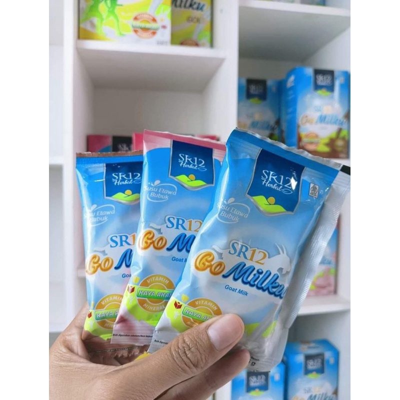 

COD/SUSU KAMBING ETAWA/GO MILKU SR 12 KEMASAN SACHET