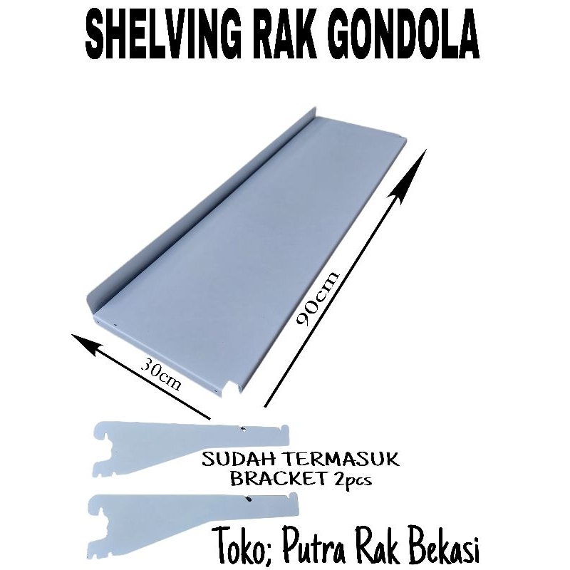 SHELVING RAK GONDOLA PLAT SHELVING RAK MINIMARKET