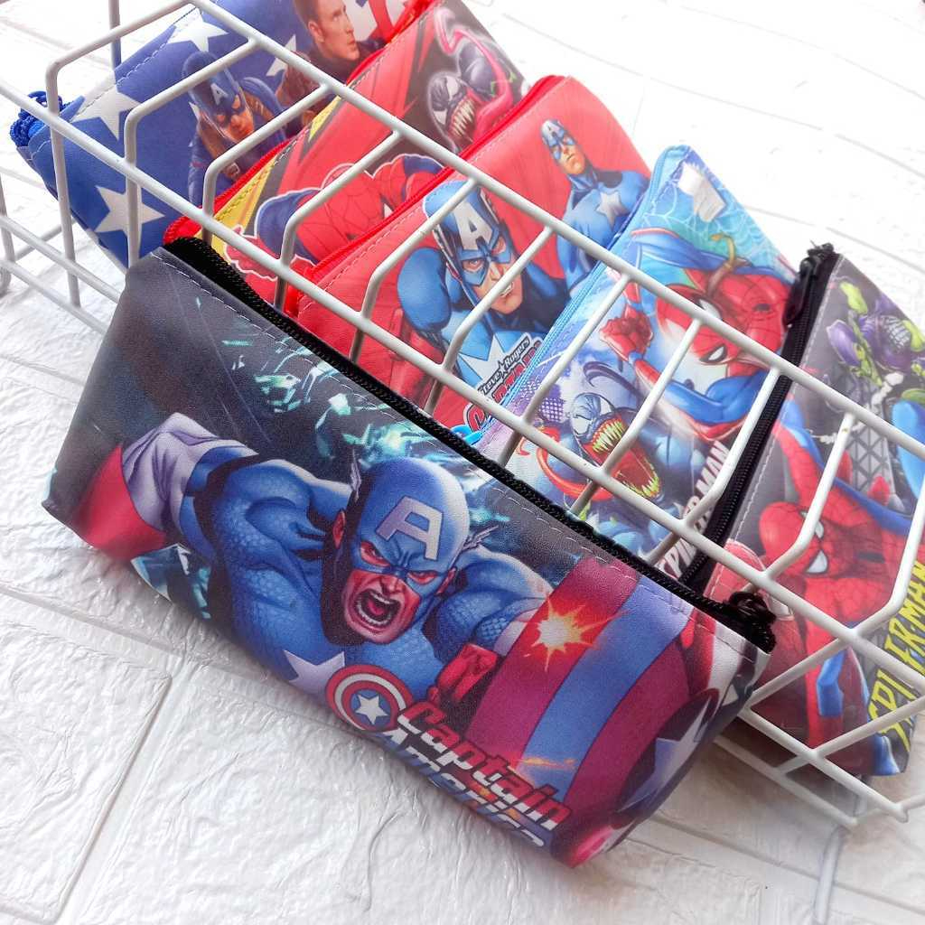 

Kotak Pensil Medium Tempat Pensil Motif Superhero Tepak Pensil Super Hero