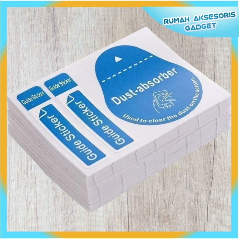 

Guide Stiker Dust absorber petunjuk penghilang Pembersih debu layar screen