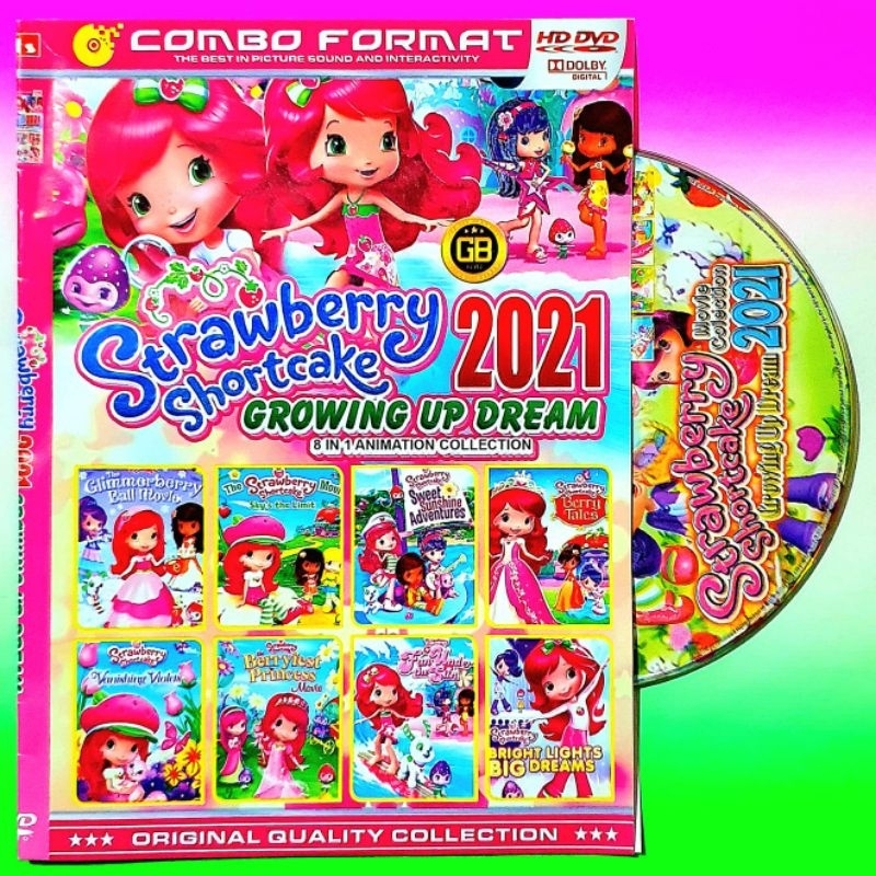 KASET FILM STROWBERRY SHORTCAKE - FILM ANAK PEREMPUAN-FILM ANAK KECIL-KASET KARTUN FILM ANAK ANAK-KA