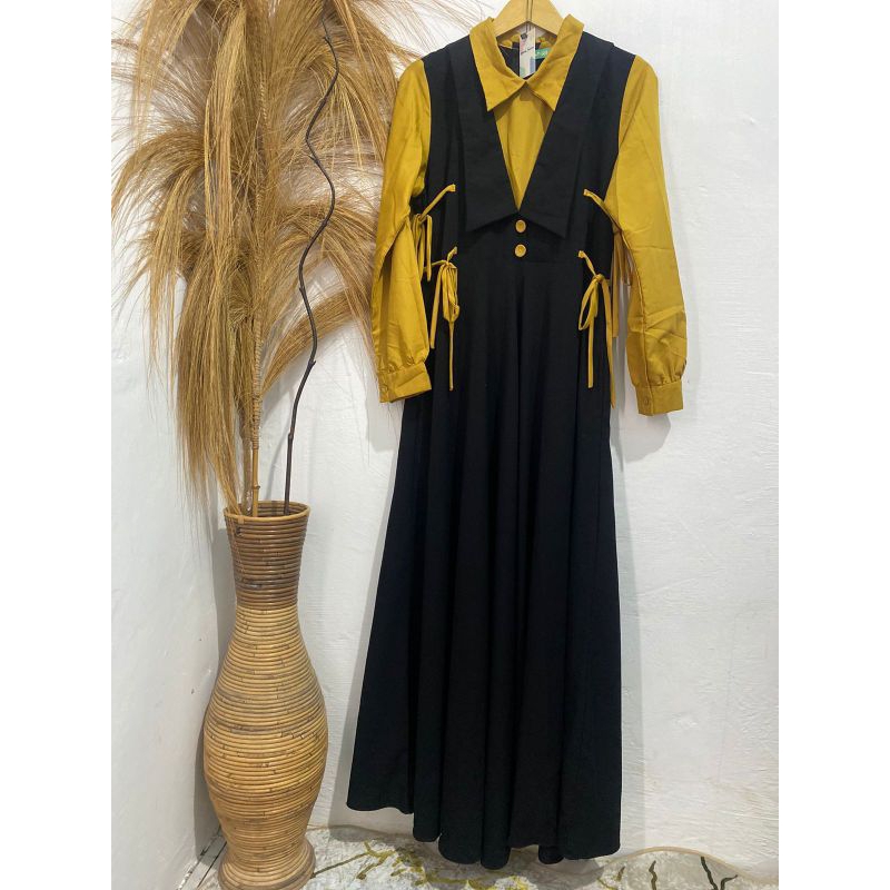 Dress Fatihah Ombre murah||dress wanita murah||gamis wanita muslimah