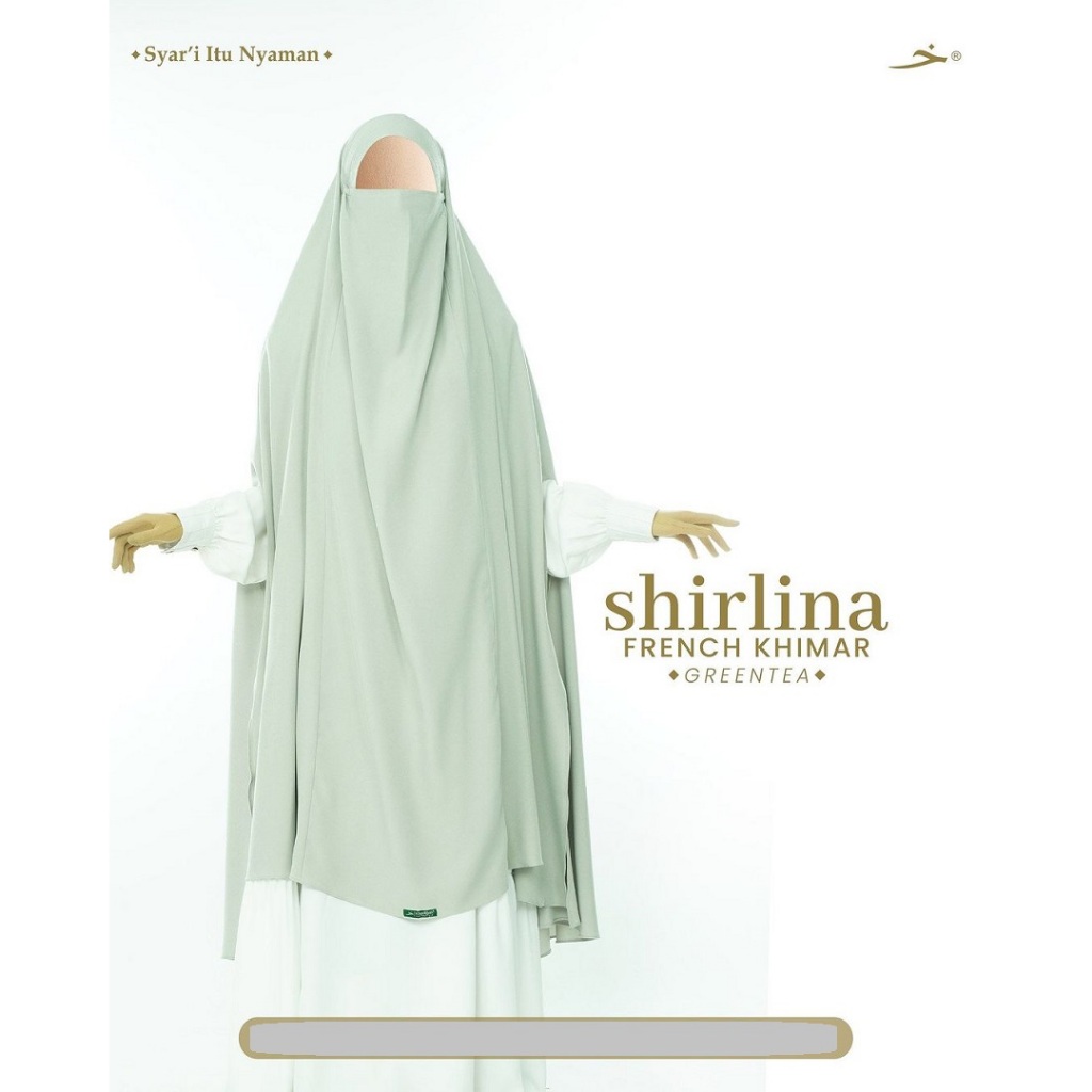 [BISA COD] Khimar FK Shirlina by Khadijah Indonesia