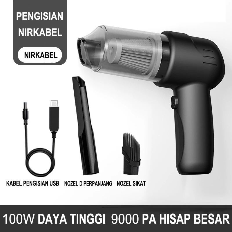 ALAT VAKUM CLEANER / Alat Penyedot Debu Wireless Portabel - Vakum Penyedot Debu Mobil Meja DLL