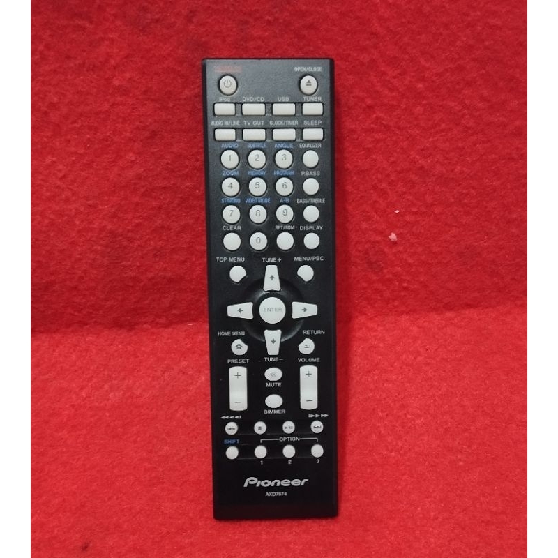 REMOT HOME THEATER PIONEER AXD7674 ORIGINAL ASLI