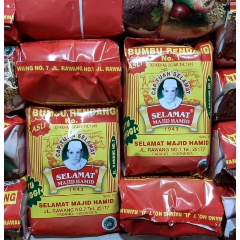 

Pemasak Rendang padang Asli racikan khusus Tuan Selamat Madjid Hamid @250gram