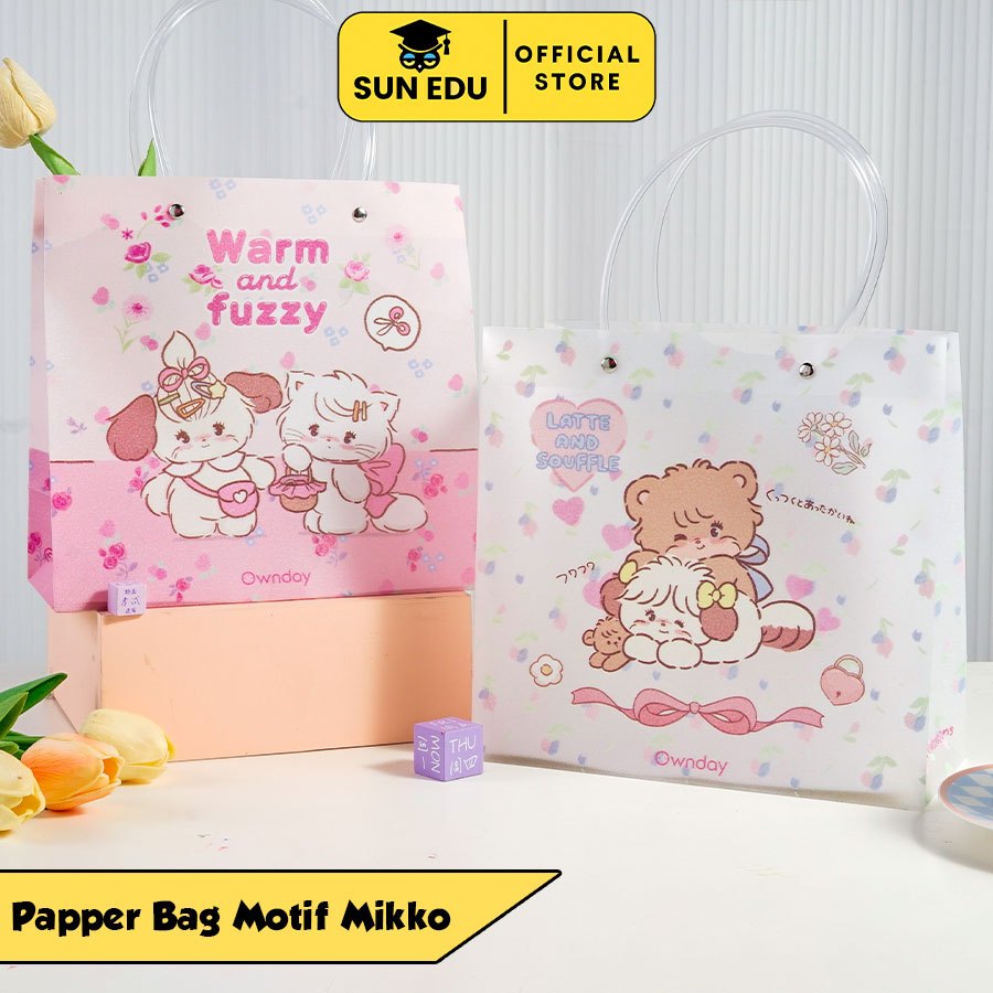 

Paper Bag Kartun Lucu Goodie Bag Mikko/ Tas Serbaguna Hadiah Hampers Ulang Tahun Anak