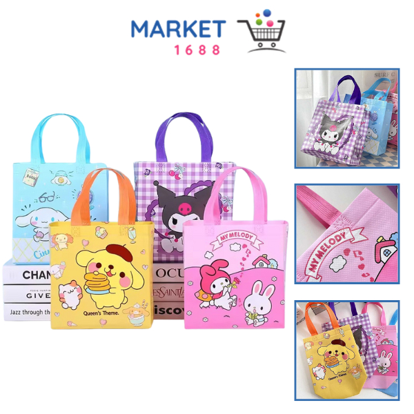 

Market1688 Goodie Bag Tas kado ulang Tahun karakter Animals Paper Bag kantong anak Motif Kartun Tas Hampers waterproof Souvenir Ulang tahun
