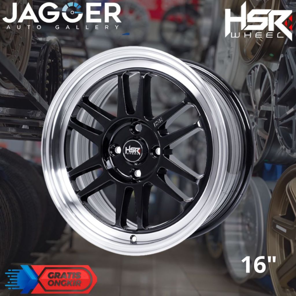 Velg mobil terbaru ring 16 untuk jazz, brio, yaris, agya, raize original HSR BLY01