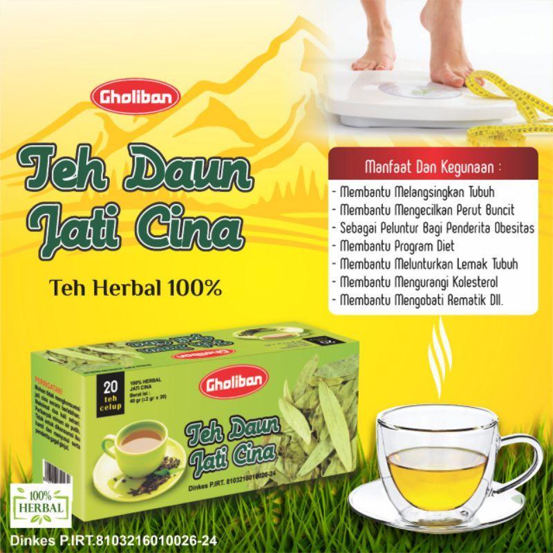 

Teh celup daun jati cina