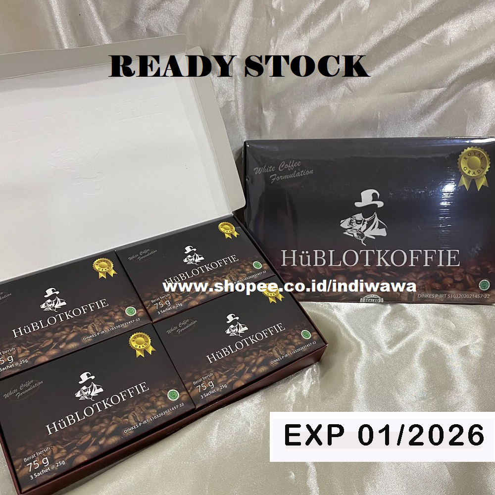 HUBLOTKOFFIE 1 BOX ISI 12 SACHET kopi hublotcofee - HUBLOT KOPI HUBLOT ORIGINAL EXP TERBARU