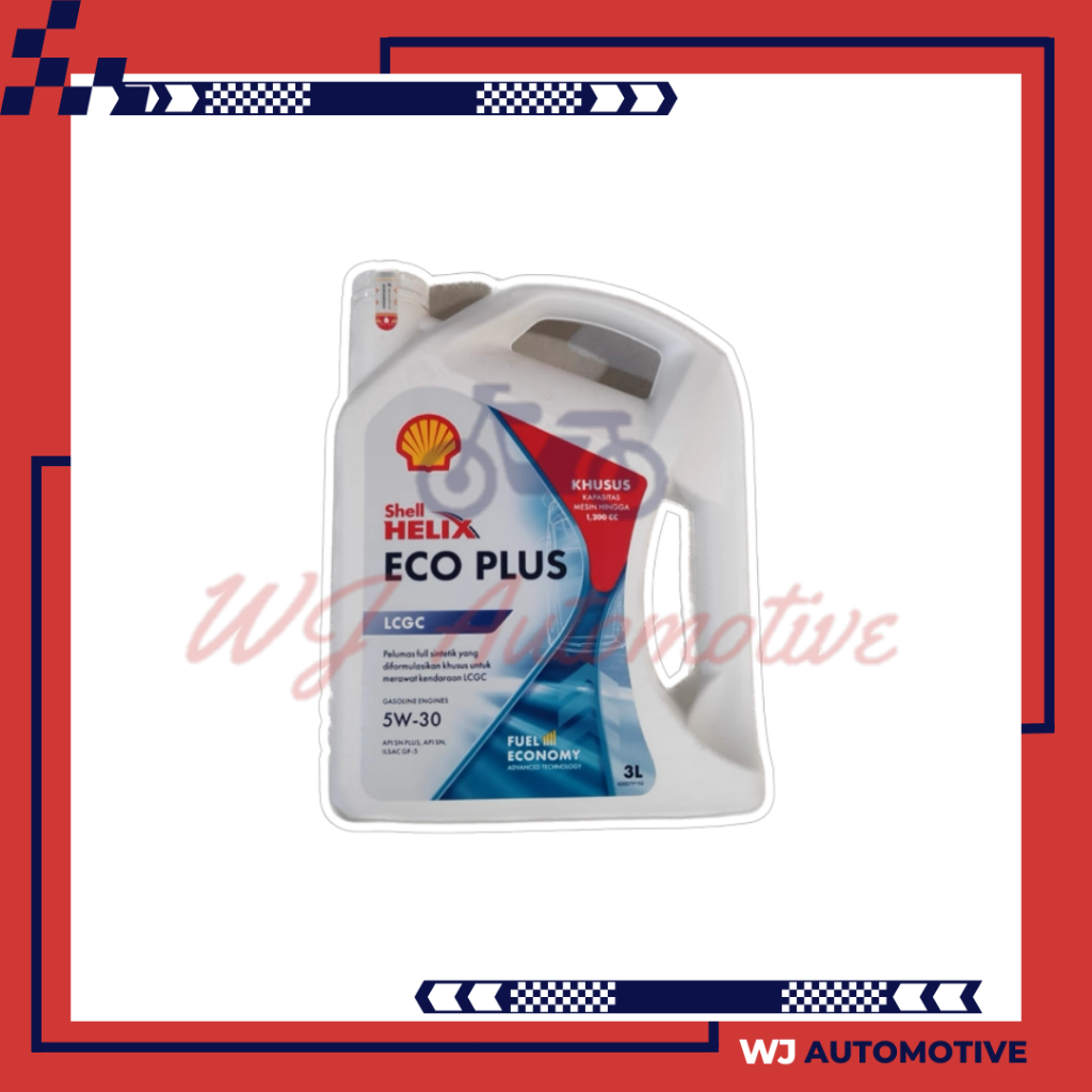Shell Eco 5W30 3 Liter Oli Mobil LCGC Shell Helix Eco 5W 30 3Liter