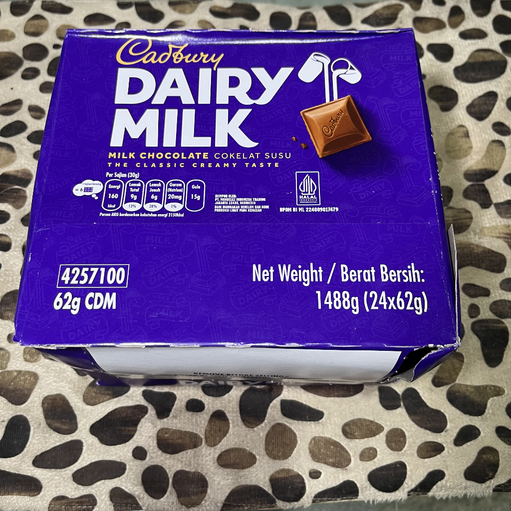 

[BUNDLE] 10 Pcs Cadbury Dairy Milk Chocolate Original BRAND NEW 62 Gram/62 Gr/62Gr Coklat Cadbury All Variant