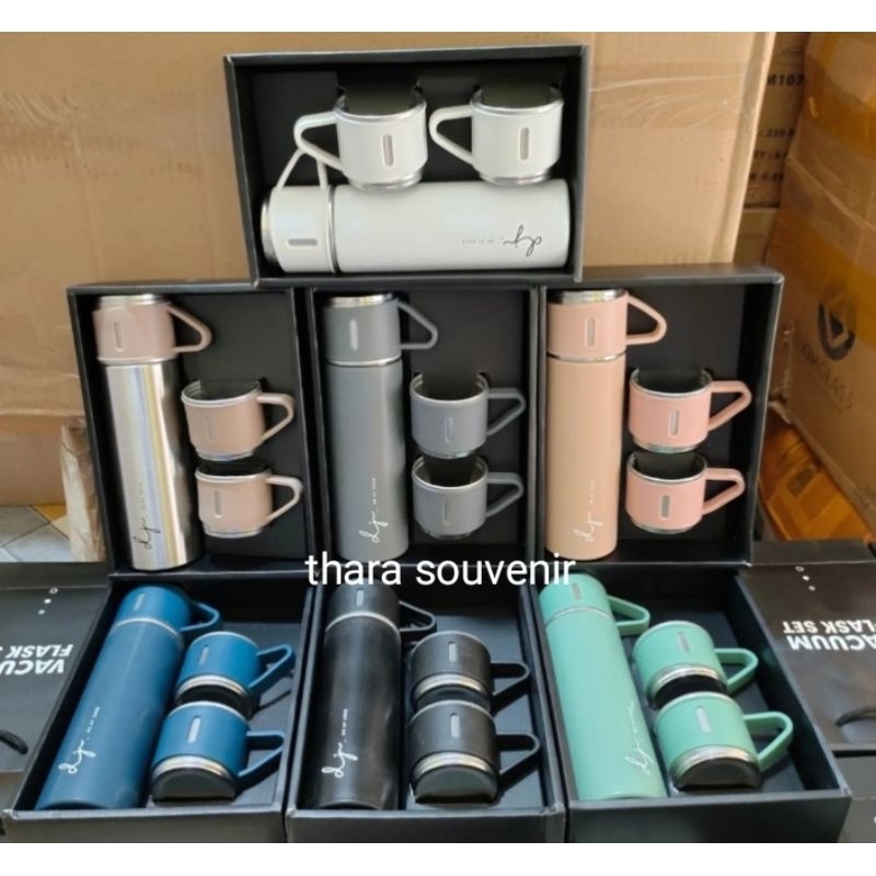 Tumbler vakum set / termos sultan cetak gtafir custom
