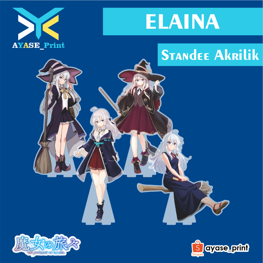 ELAINA MAJO NO TABI TABI STANDEE AKRILIK