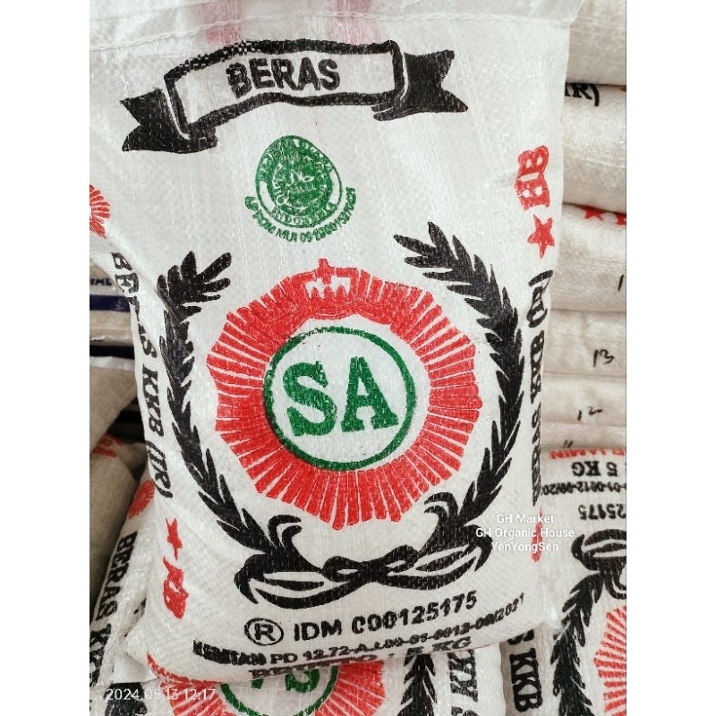 

Beras SA 5kg KKB (IR) Mutu Terjamin Beras S A Produksi Terbaru 5 Kg