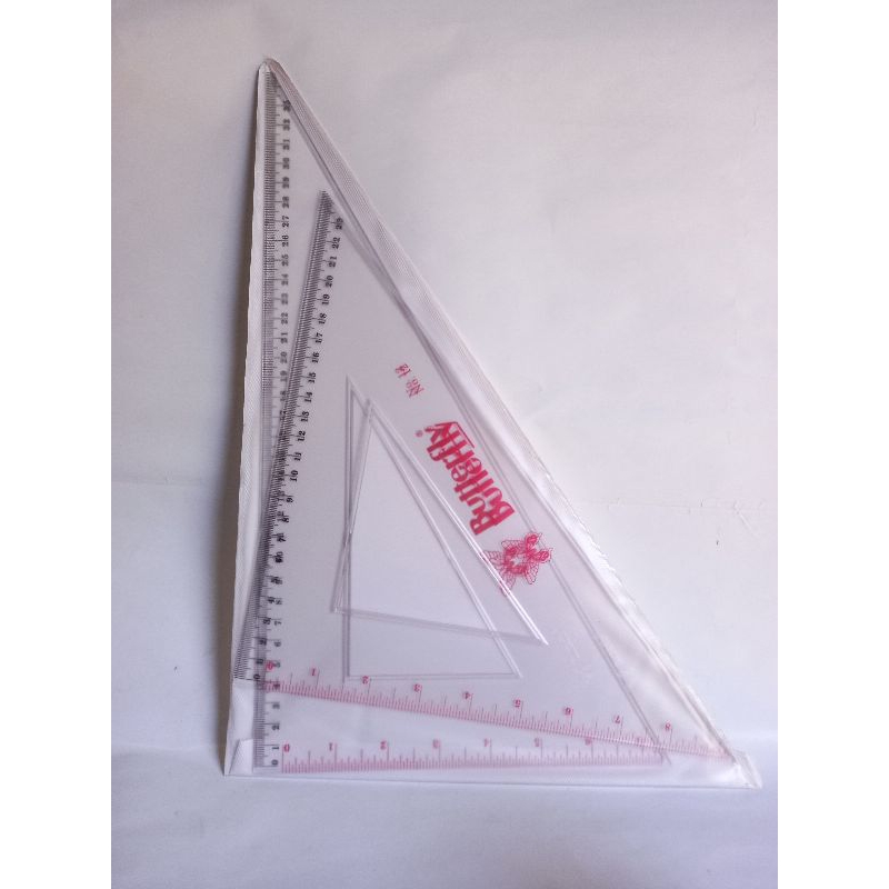 

Penggaris Segitiga Butterfly 1 set No.12