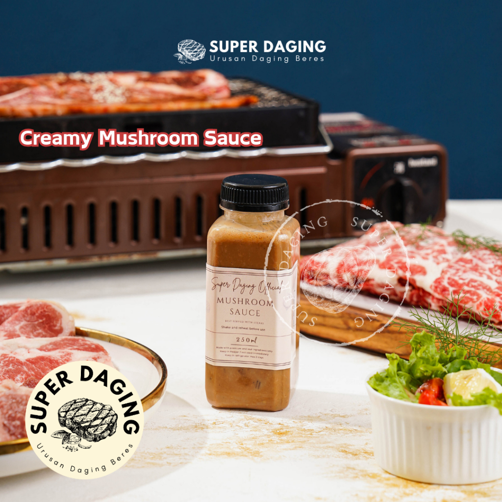 Saus Steak Jamur / Creamy Mushroom 250ml - Mashita