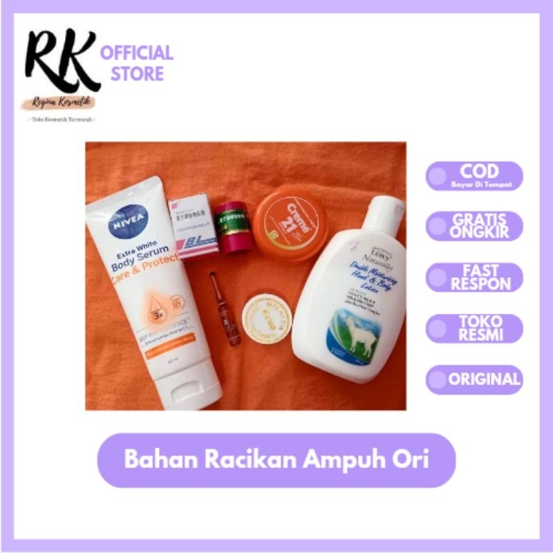 PAKET RACIKAN HANDBODY PEMUTIH BADAN ORI 100%