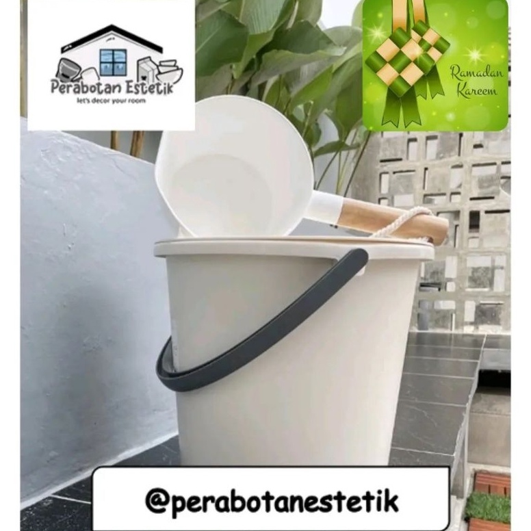 Wow Murah Meriah Ember IUIGA  Ember Putih IUIGA  Ember Putih  Ember Estetik  Ember Putih Minimalis M