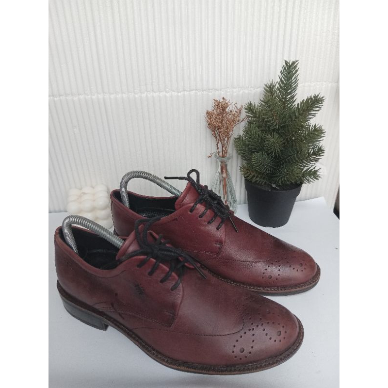 Sepatu Ecco Wingtip second prelove 39