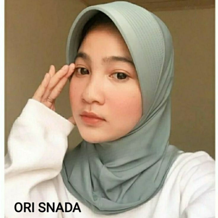 COD Hijab Sport Kerudung Olahraga Jilbab Pet Tebal BY SNADA