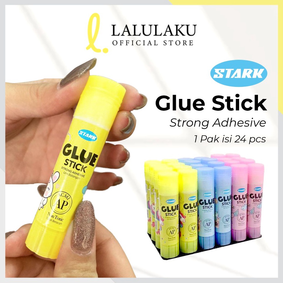 

KODE G69V LEM STIK KECIL GLUE STICK FANCY LEM MURAH FANCY LEM KERTAS NON TOXIC ISI 24 PCS