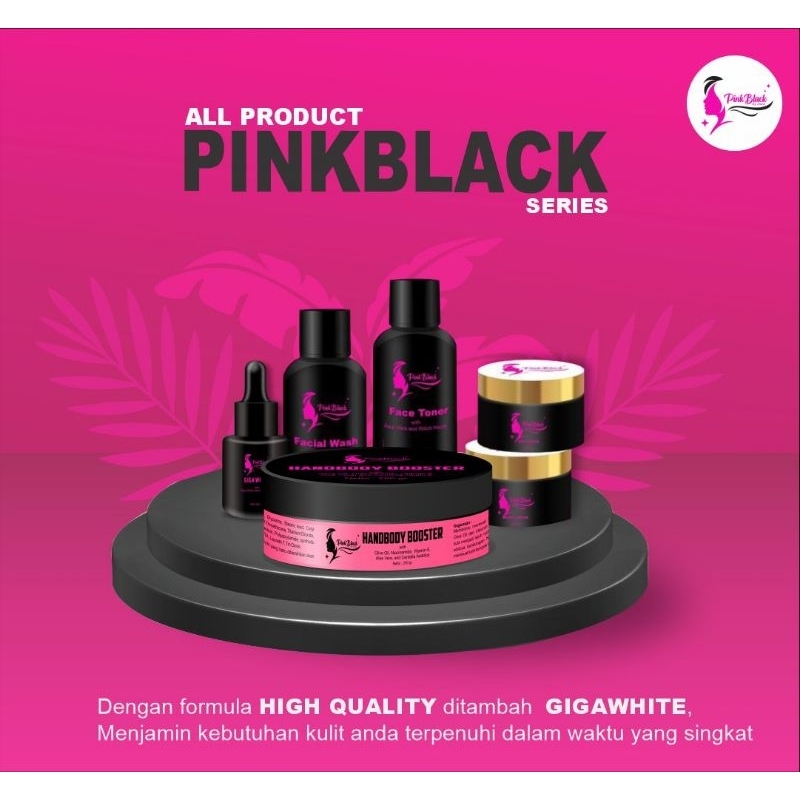 PINK BLACK AURAA  PAKETAN(cream super,hb,ss) GRATIS TAS SKINCARE+KAPAS