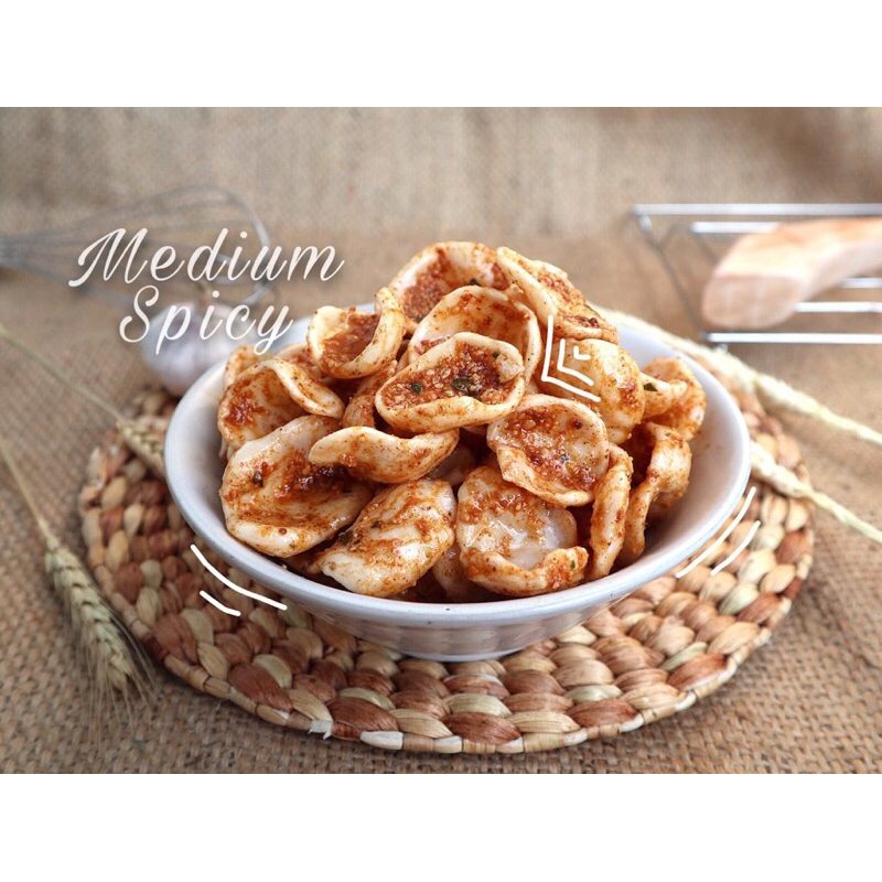 

Krutek Cikruh Medium Spicy kemasan 1kg , 1/2kg , 1/4kg